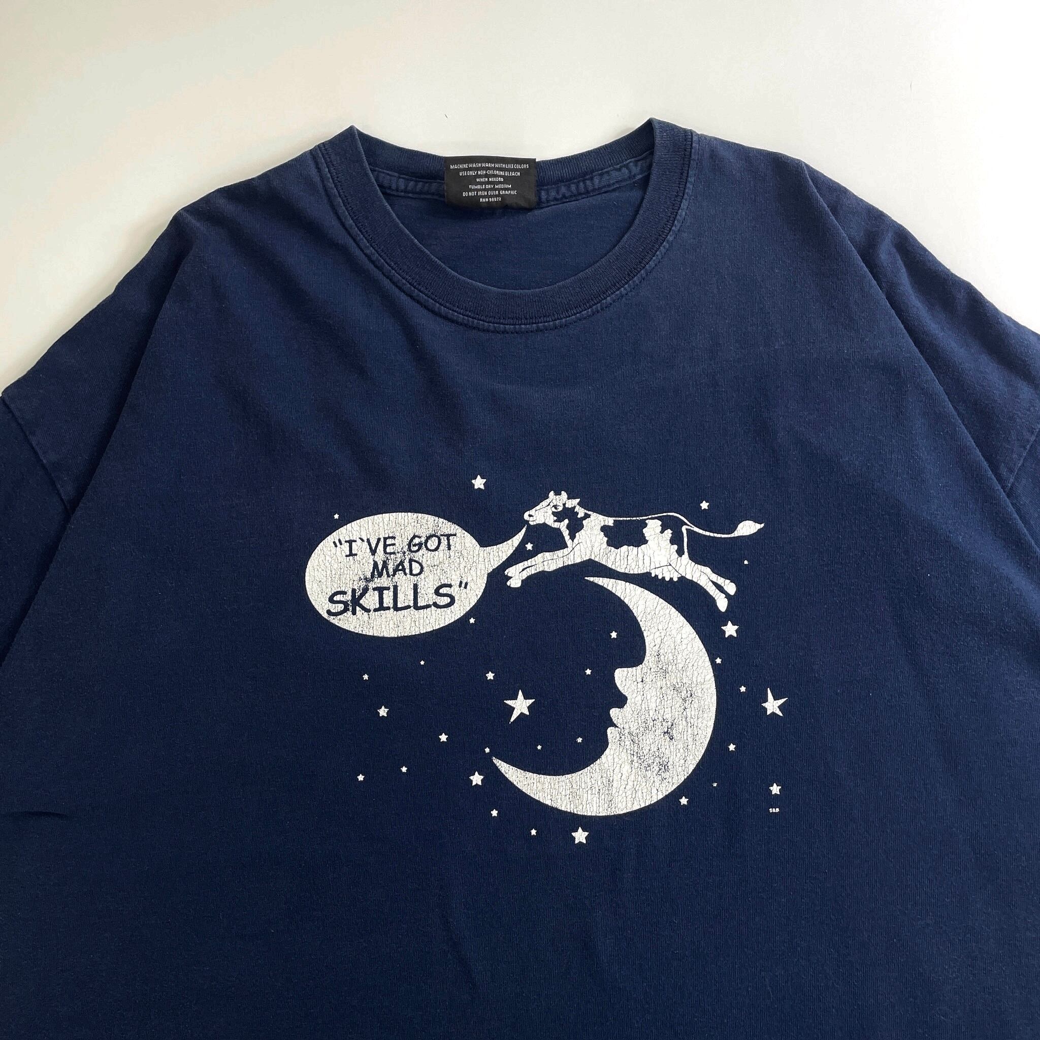 00s Moon Cow Graphic T-Shirt