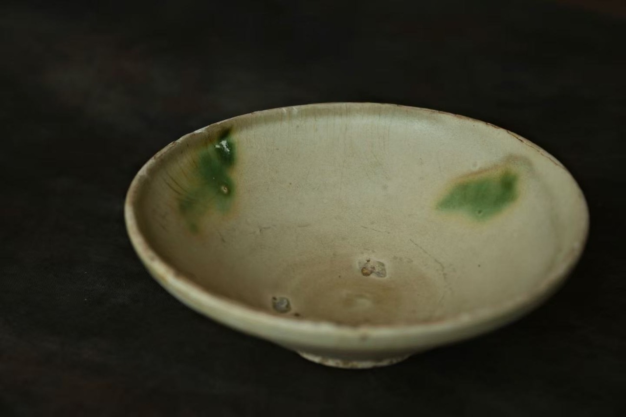 古民窯 緑三彩大碗 Antique bowl