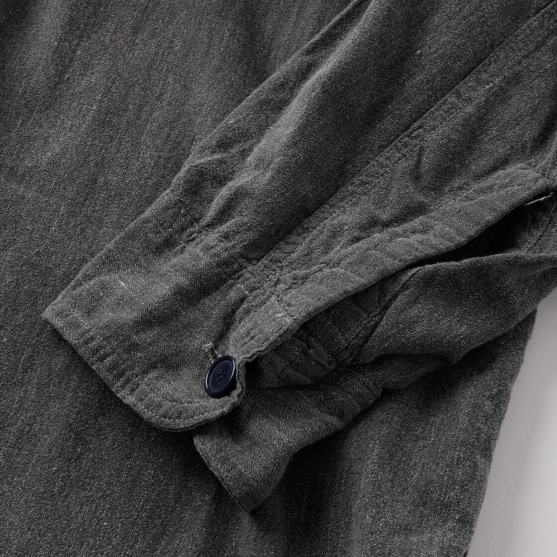 希少】40s PIONEER special vintage black chambray shirt big size 