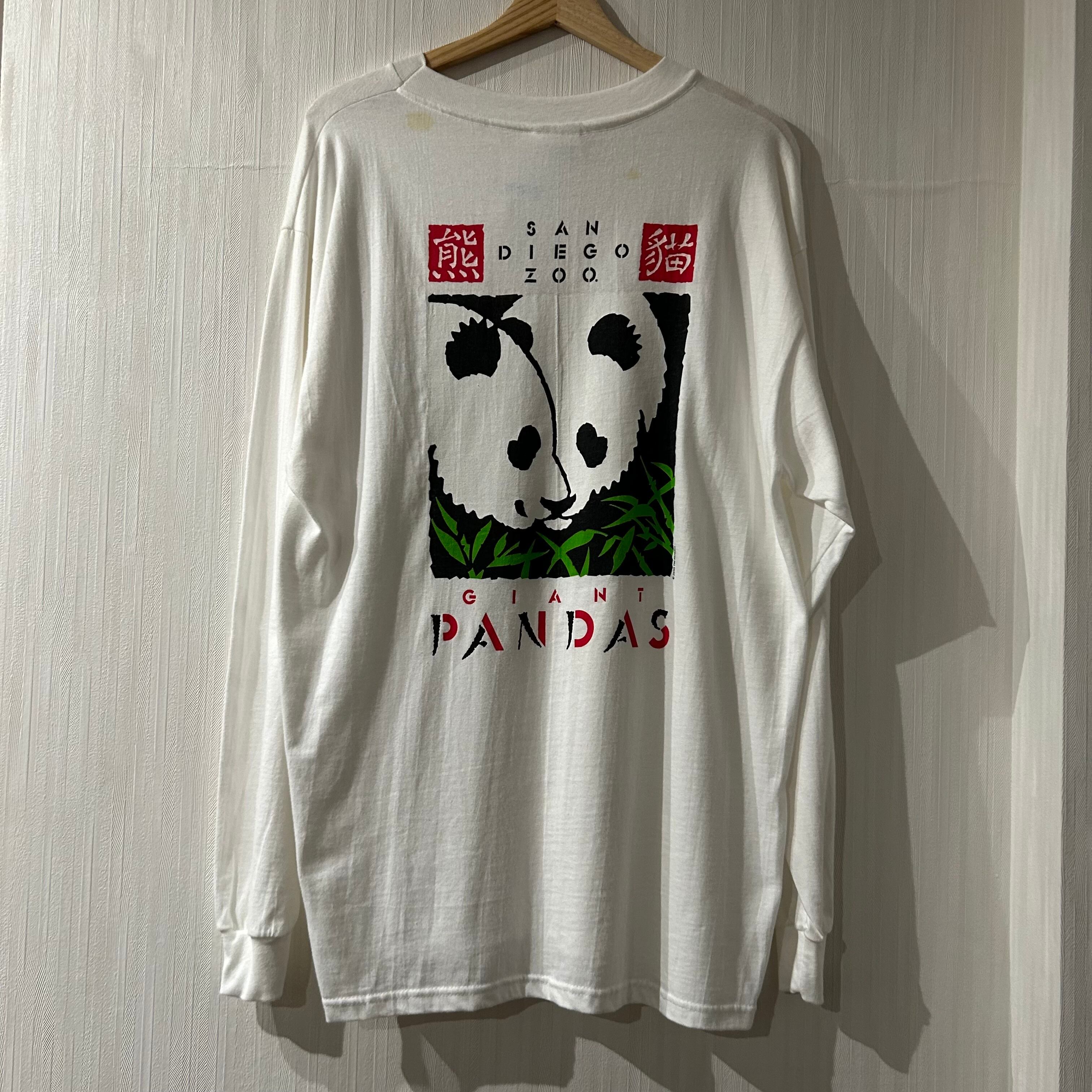 "DEAD STOCK" Late 1990s San Diego Zoo “Giant Panda” L/S T-shirt