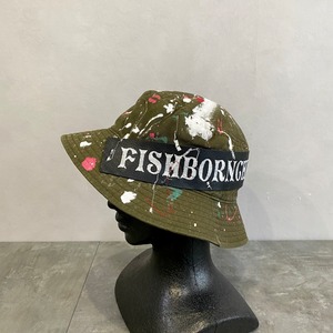ドリッピングアート / バケットハット【Fish Born Chips】
