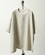 ATELANE Summer tweed short-sleeved crew neck T-shirt (WHT) 26A-15011