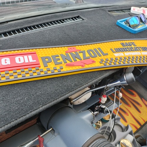 BARマット◆PENNZOIL/ペンズオイル◆アメリカン雑貨　ラバーマット　ガレージ