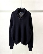 90s Ralph Lauren Half-Zip Shawl Collar Cotton Knit