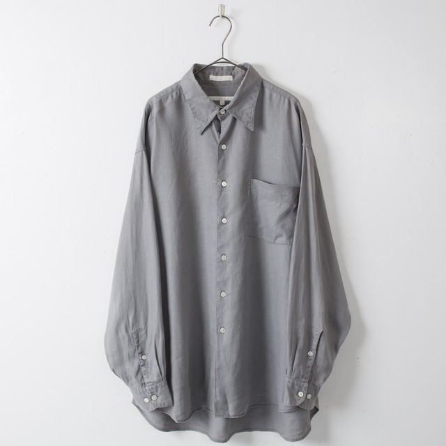 1990s vintage "PERRY ELLIS" chest pocket linen shirt