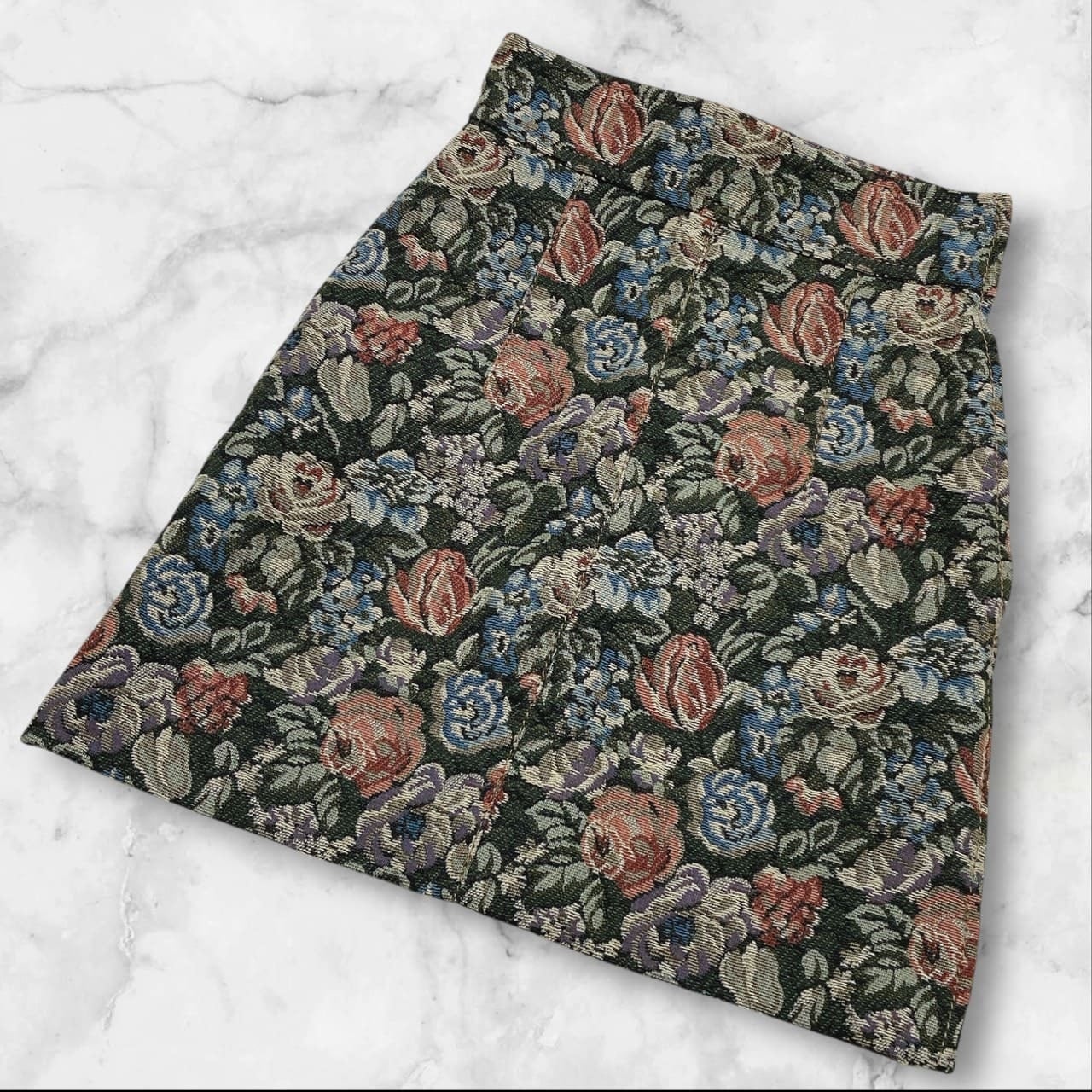 miumiu スカート 花柄 美品 MIU MIU ミュウミュウ フラワープリント フレアスカート サイズ38