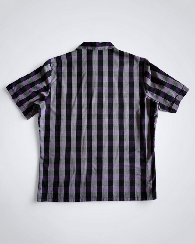 1960s TRIUMPH BLOCK PLAID S/S SHIRT