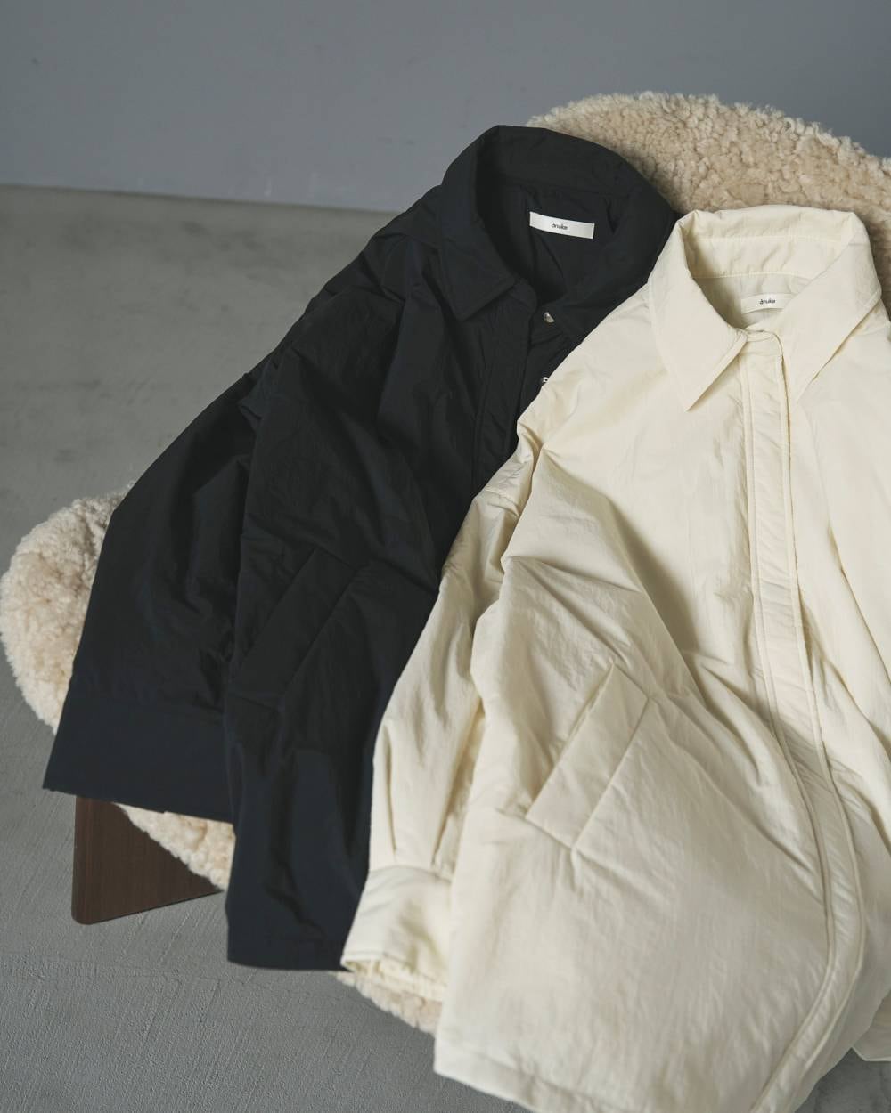 anuke 】Padding Botton Shirts | valance 福井｜レディース セレクト
