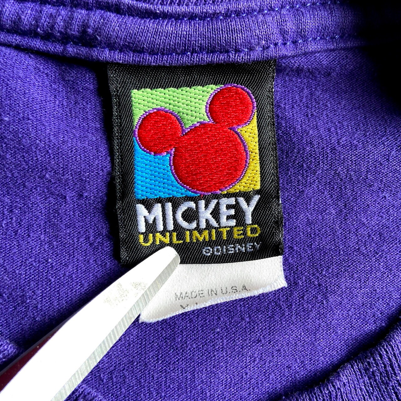 90年代 USA製 Disney ディズニー ミニーマウス キャラクタープリントT 