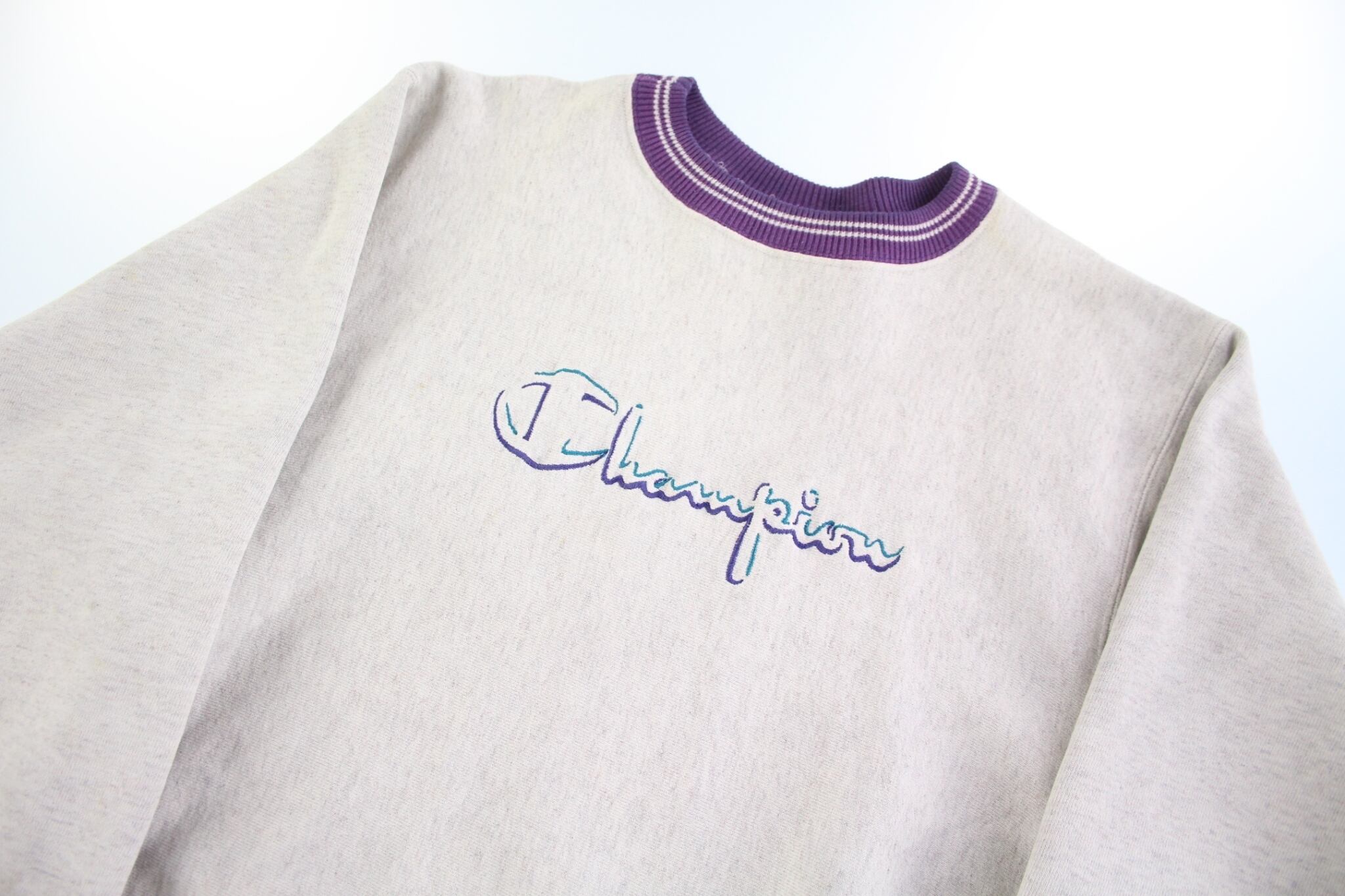1990's vintage Champion reverse weave リブデザイン スウェット