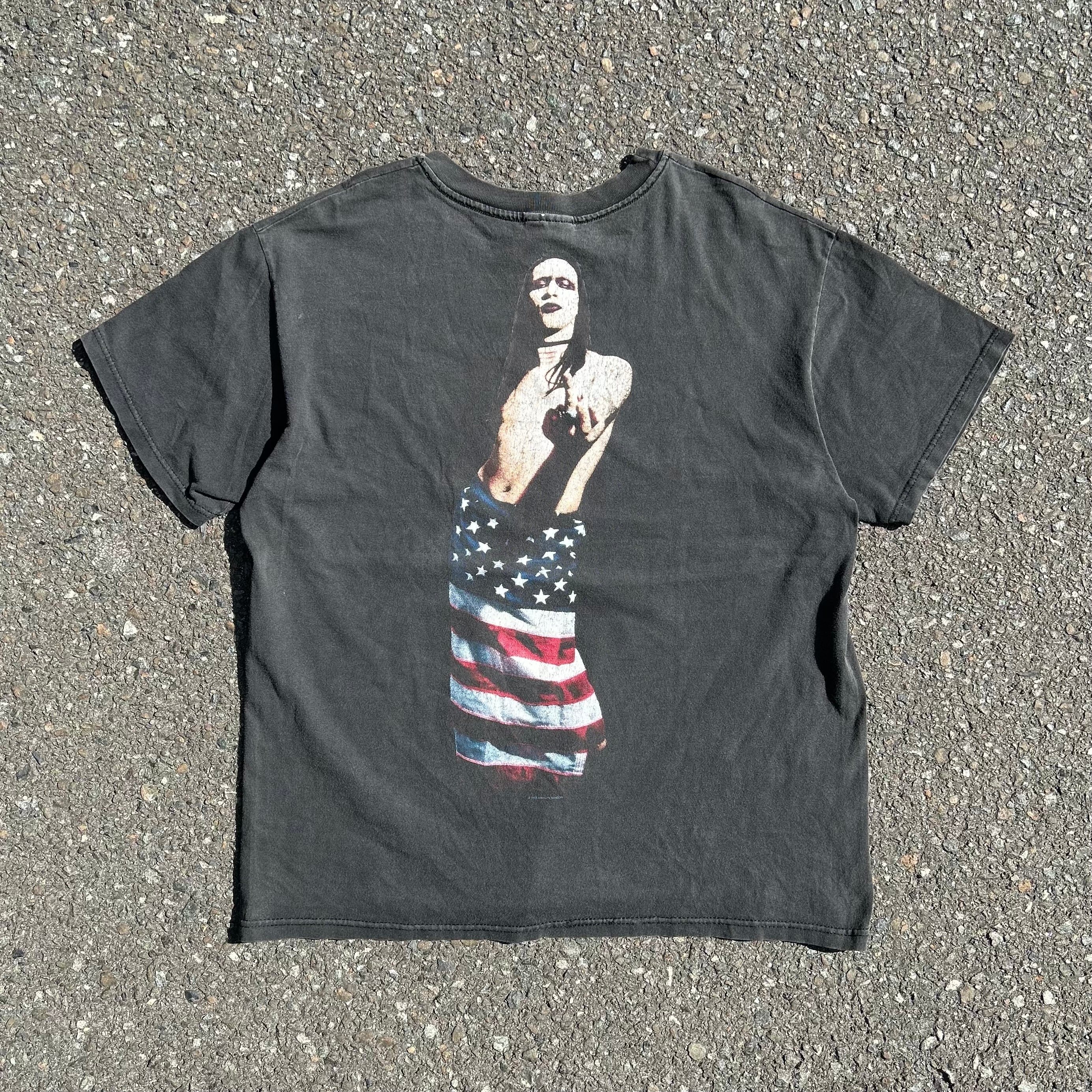 極上個体】90's Marilyn Manson Tee “Hello My Name Is Marilyn Manson