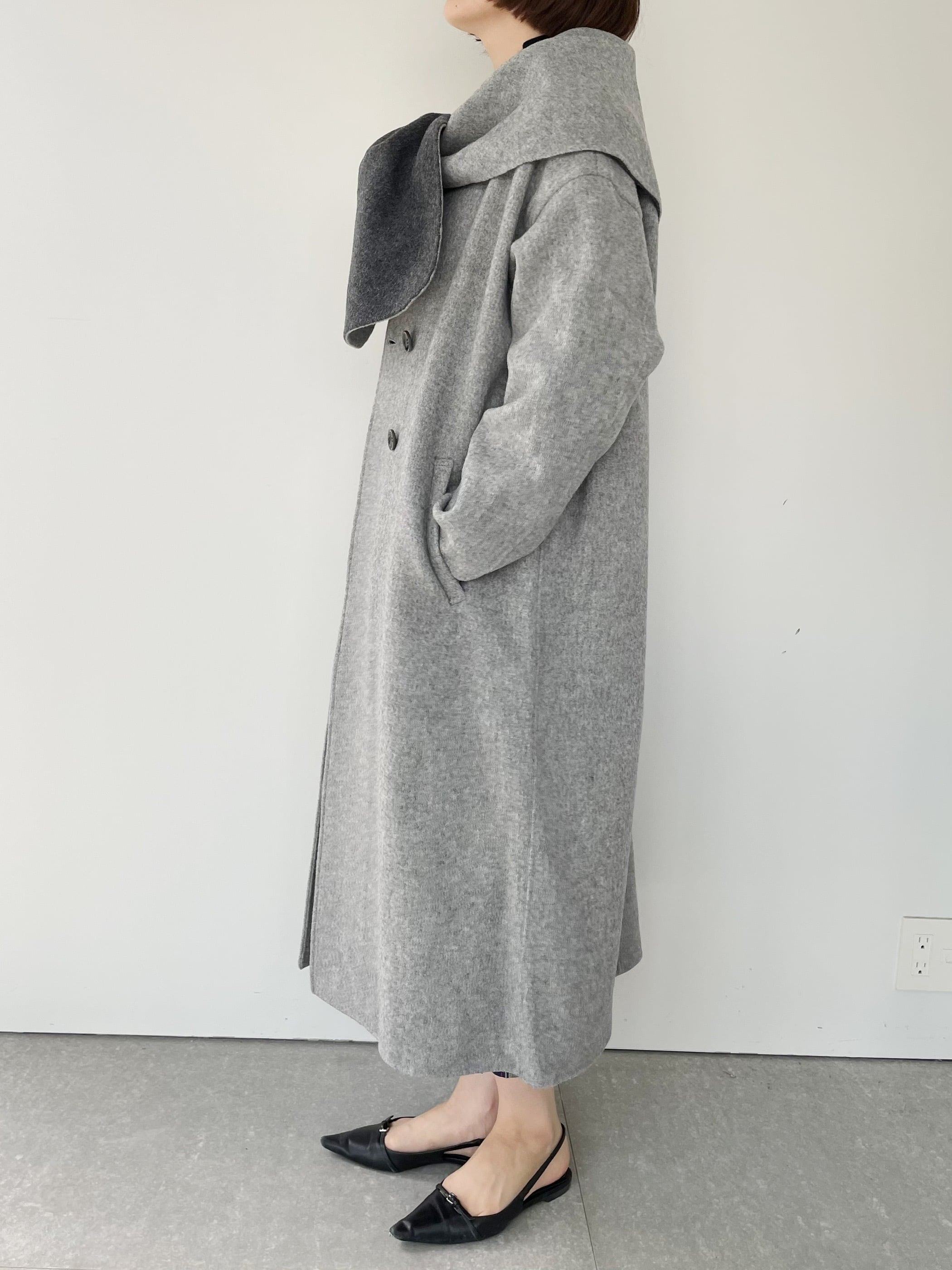 COEL ストール付きリバーコート | KOKO