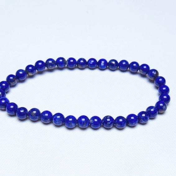 ラピスラズリ ブレスレット 5mm 一点物 メール便可 [M便 1/10] 111-48453