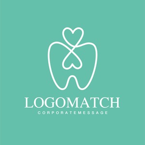 つながる優しさの歯医者さんロゴ