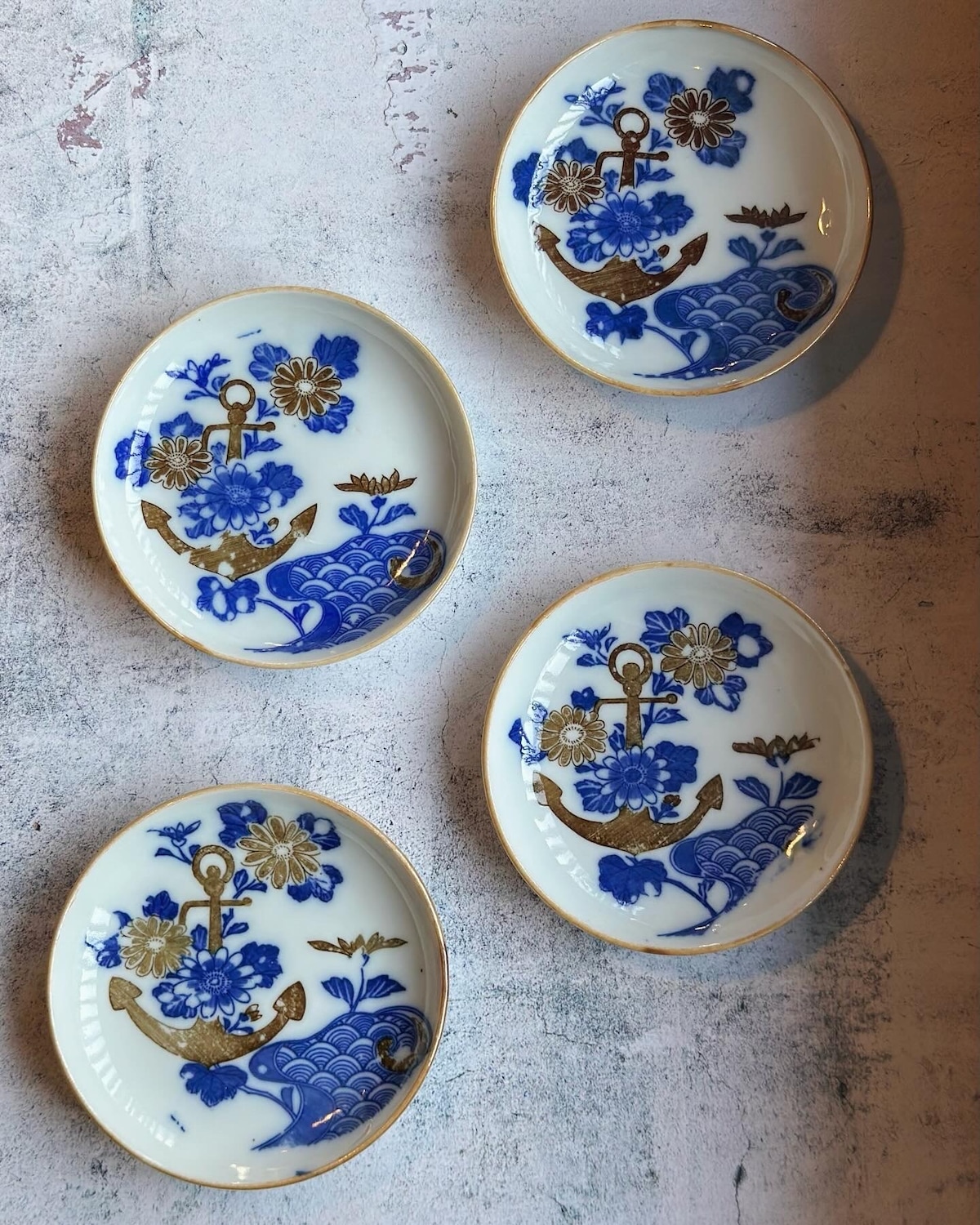 【再入荷】明治期の図変わり印判小皿 | Antique Shop Soukodo