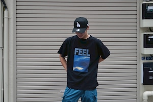 feel s/s tee  BLACK