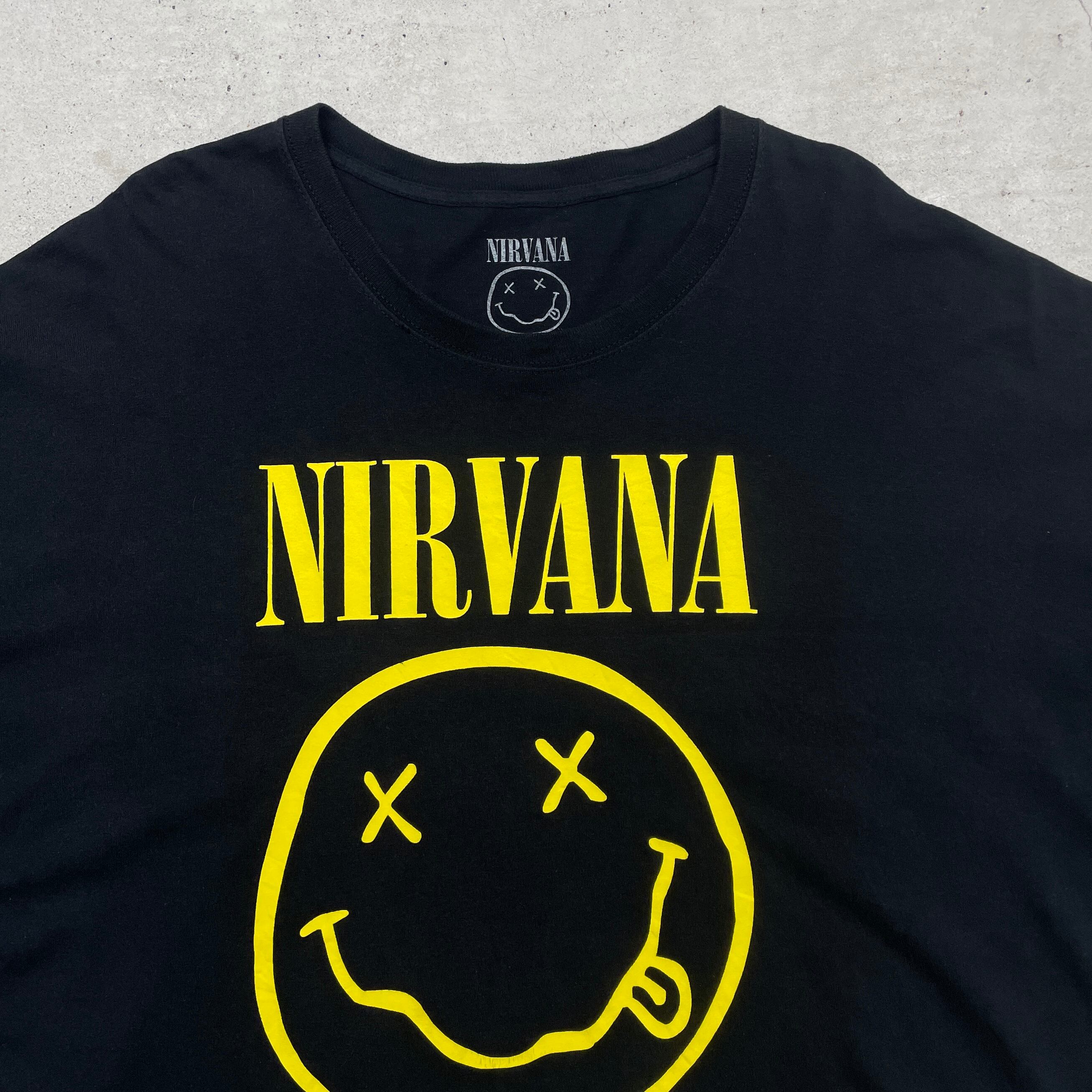 NIRVANA ニルヴァーナ スマイル バンドTシャツ バンT メンズ3XL 古着 