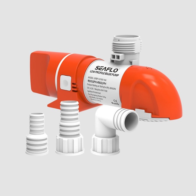 自動水位感知式薄型ビルジポンプ14Aシリーズ【800GPH　12V】