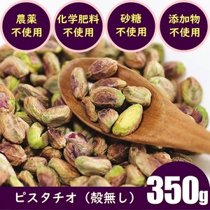 ピスタチオカーナル（カーネル）　殻無し生ナッツ　350g　スーパーフード　低GI食品をダイエット時のおやつとして　農薬不使用　化学肥料不使用　無添加