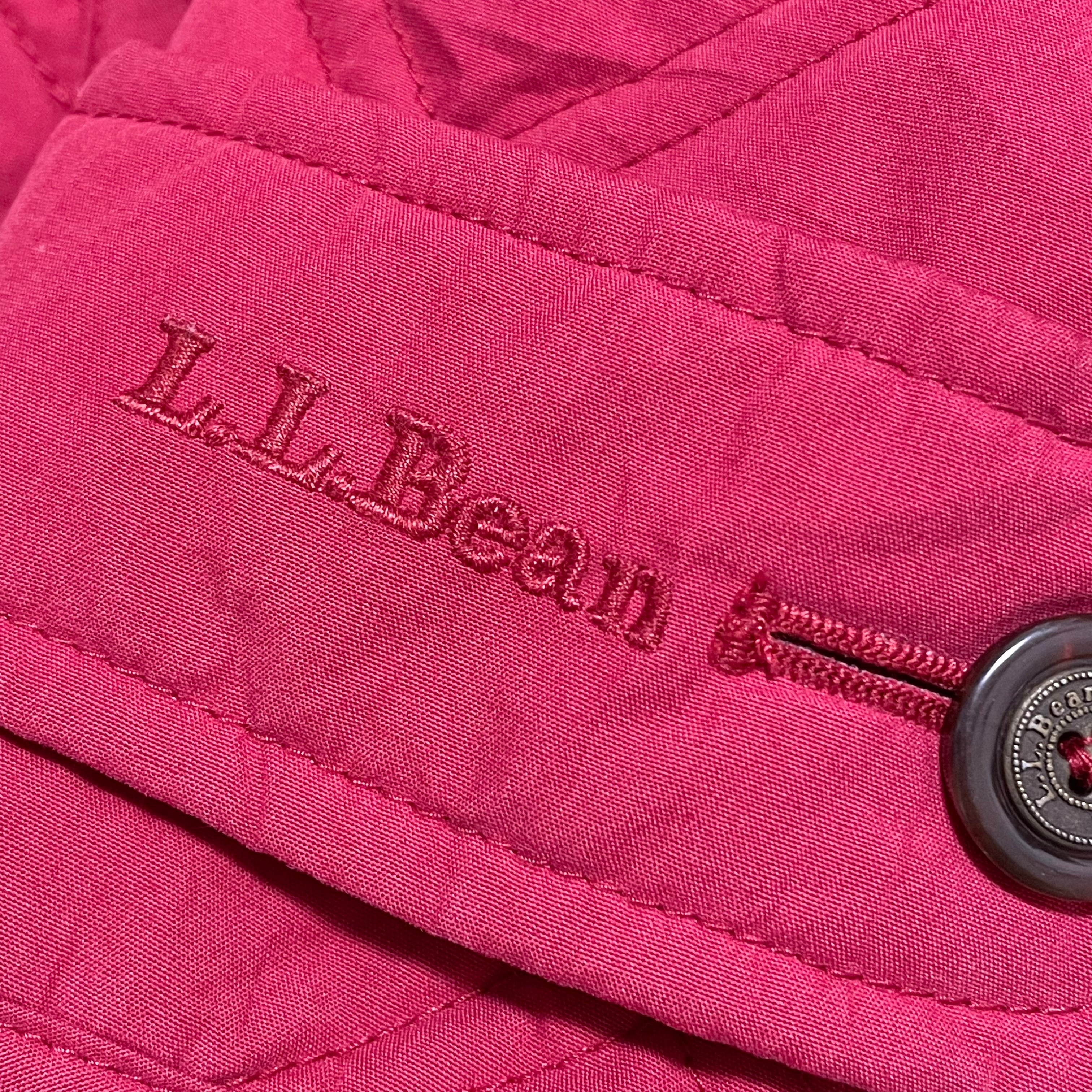 L.L.Bean】中綿 キルティングジャケット ブルゾン アウター 刺繍ロゴ