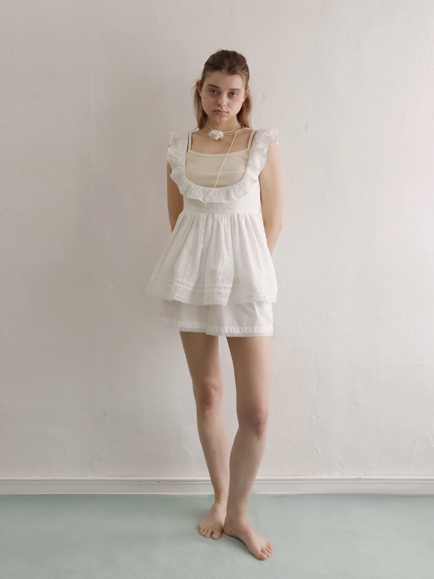 PETIT APLON TOP -LACE- | mieya mieya