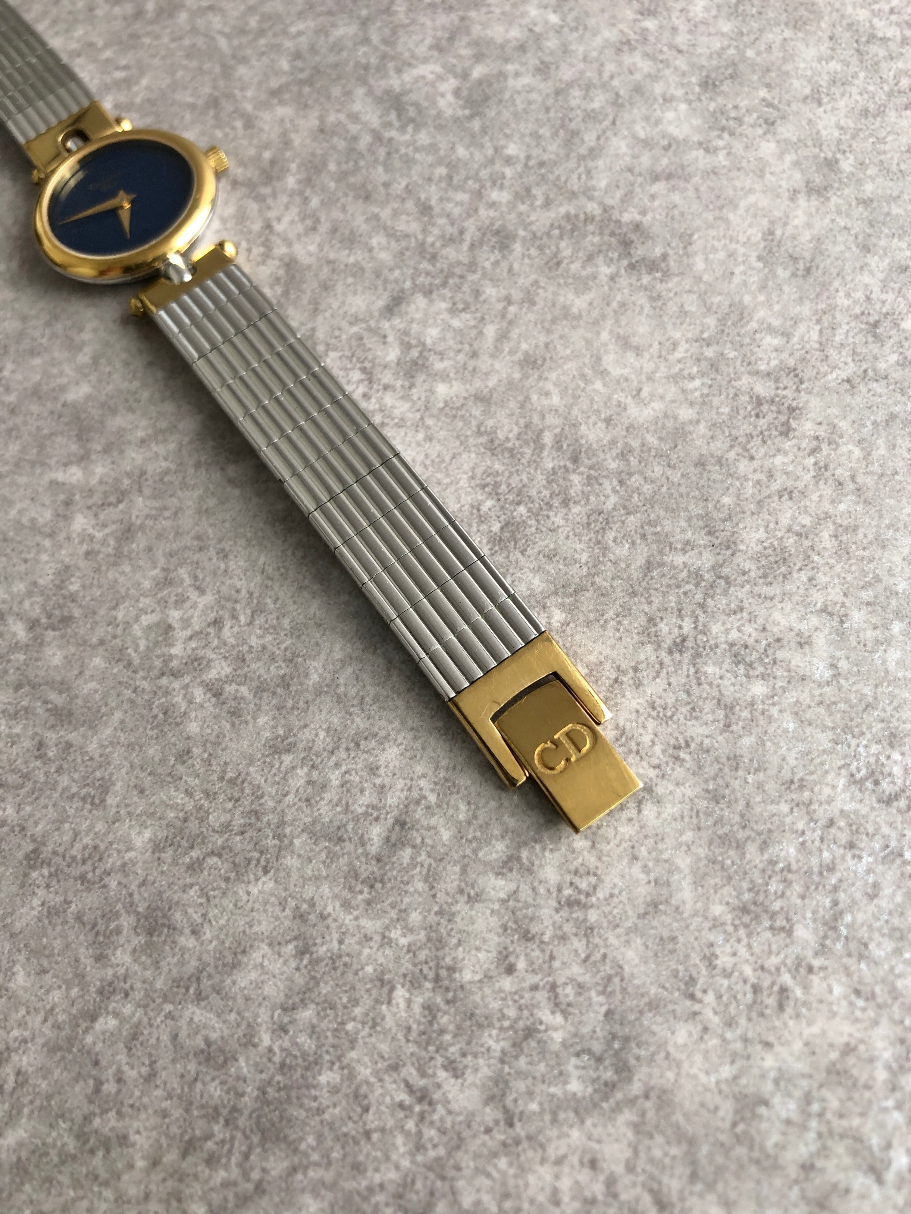 Christian Dior クリスチャン ディオール 腕時計 シルバー×ゴールド Christian Dior クリスチャン ディオール 腕時計 シルバー×ゴールド