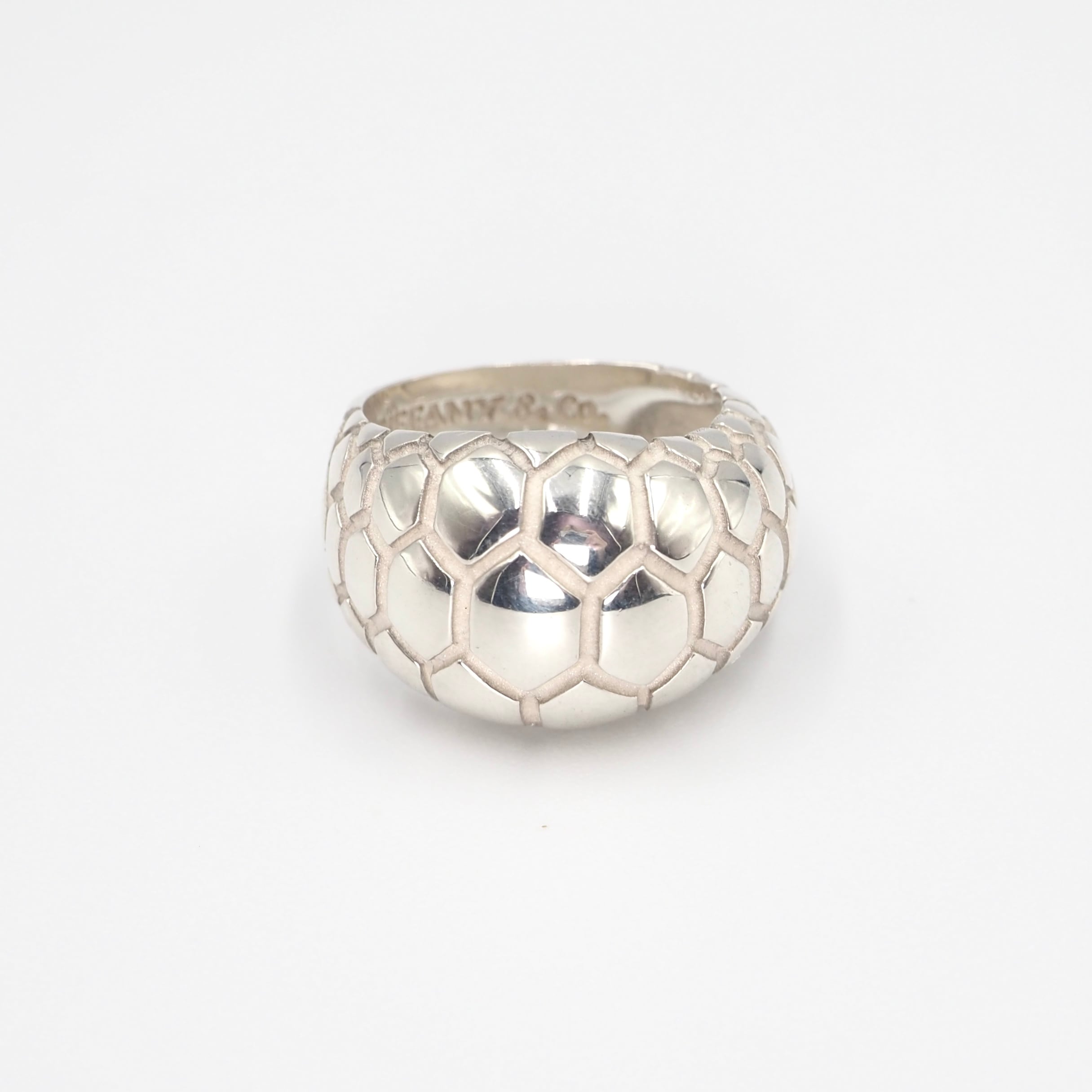 Tiffany&Co. 約7号 クロコニロティカス リング シルバー925