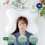 すべての寝姿勢にフィットするうもれる贅沢ビーズわたまくら 約45×58cm