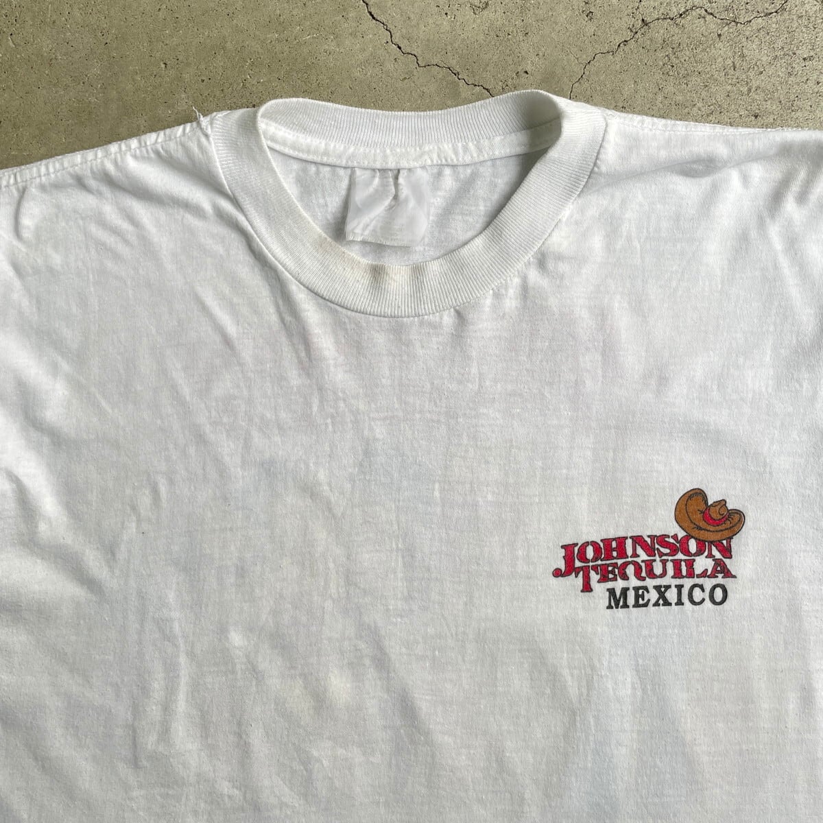90年代 BIG JOHNSON JOHNSON TEQUILA MEXICO エロ バックプリントT 