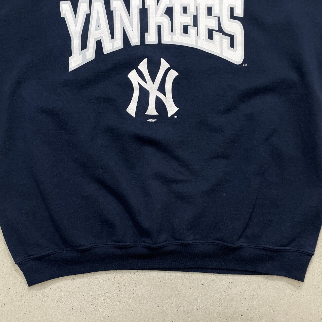 MLB NEW YORK YANKEES チームロゴプリント スウェットシャツ メンズXL