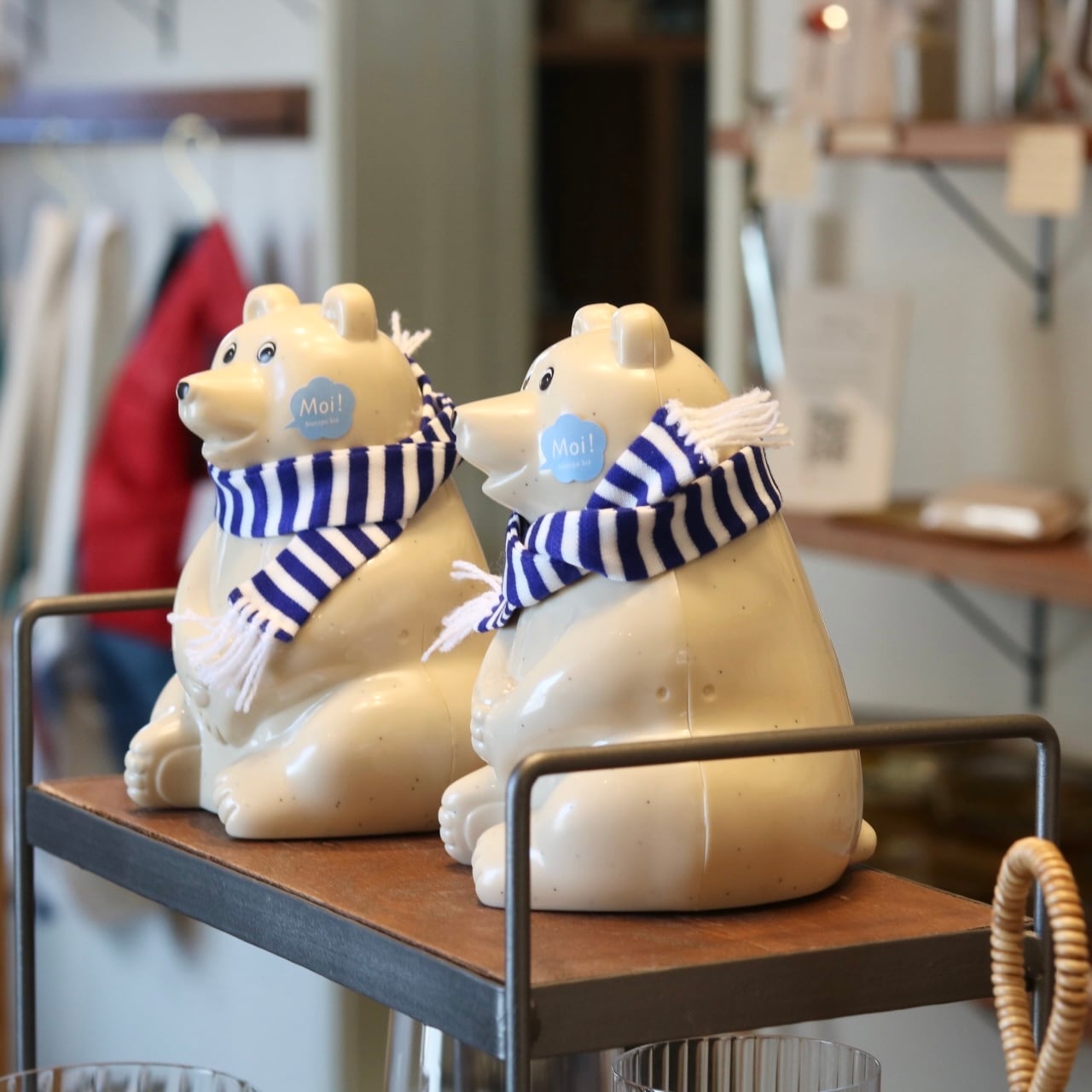 PLASTEP フィンランド 白くま貯金箱 / 2025年限定マフラー付き | Zakka