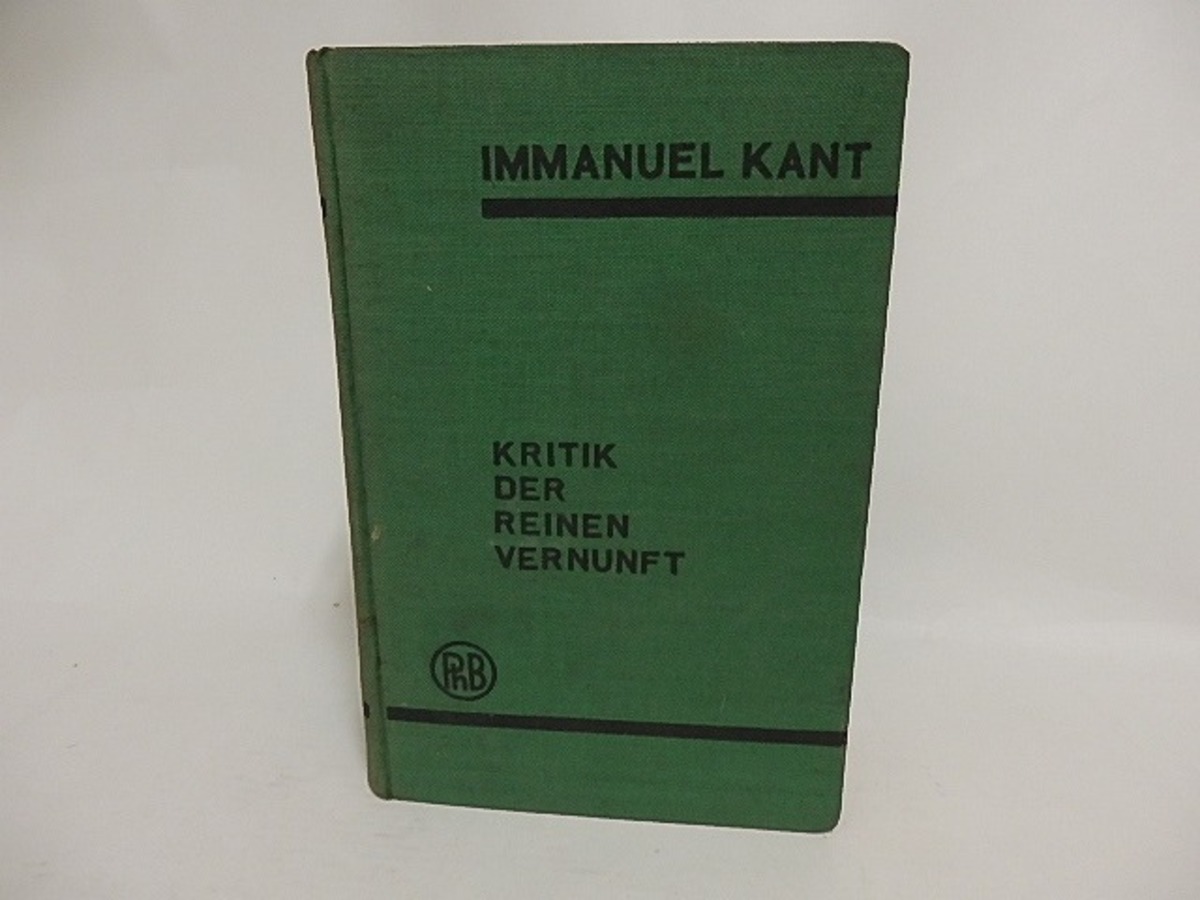 Kritik der reinen vernunft / Immanuel Kant カント [24052] | 書肆田高