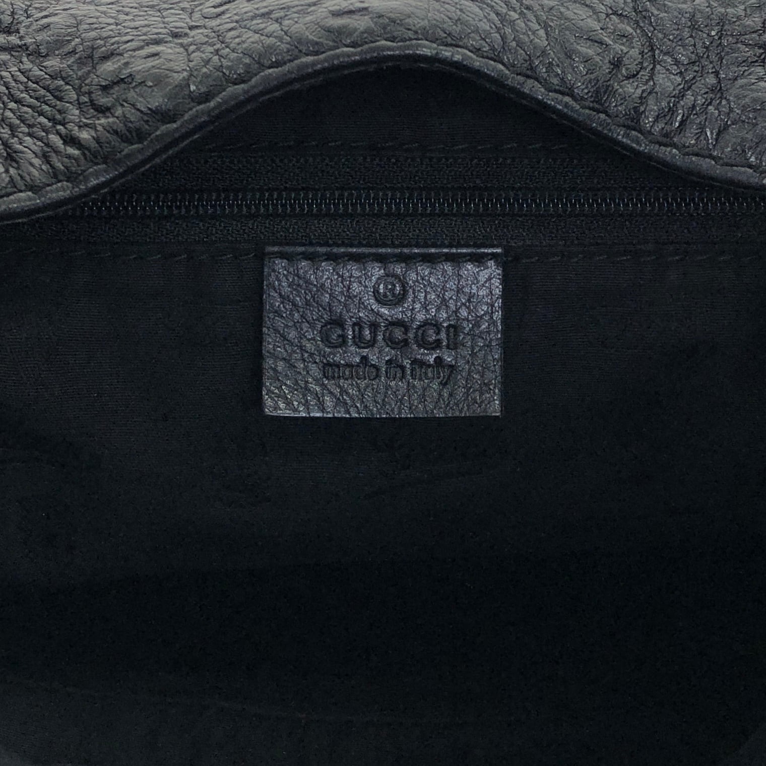 GUCCI グッチ GG ショルダーバッグ ブラック GUCCIプレート レザー