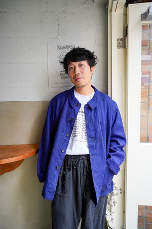 【1960s】"French SOE, Made by St.James" French Work Cotton Twill JKT / 6-260