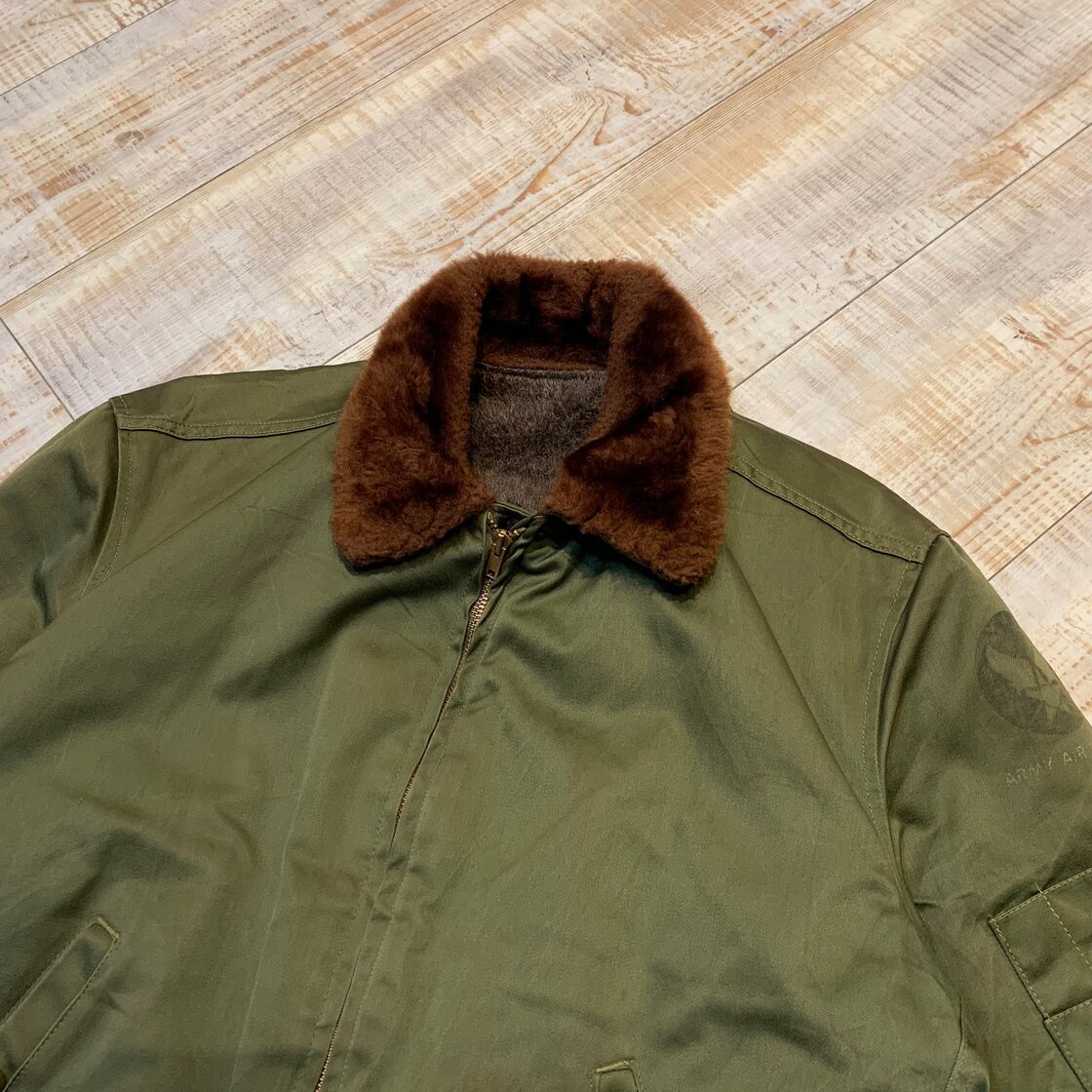 40年代 “42位” U.S.ARMY AIR FORCE B-15 フライトジャケット オリーブ 
