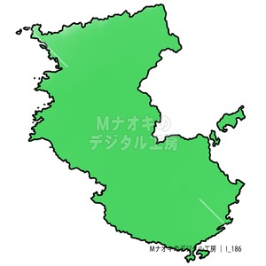 少しゆるい和歌山県地図　A slightly loose map of Wakayama prefecture