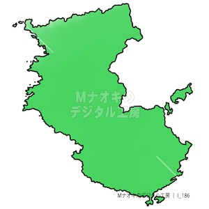少しゆるい和歌山県地図　A slightly loose map of Wakayama prefecture
