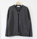 Knit Cut & Sewn Zip Blouson　Charcoal