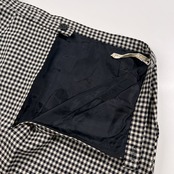 PINK HOUSE ピンクハウス ギンガムチェック タイト ロング スカート /ブラック×ホワイト系/レディース