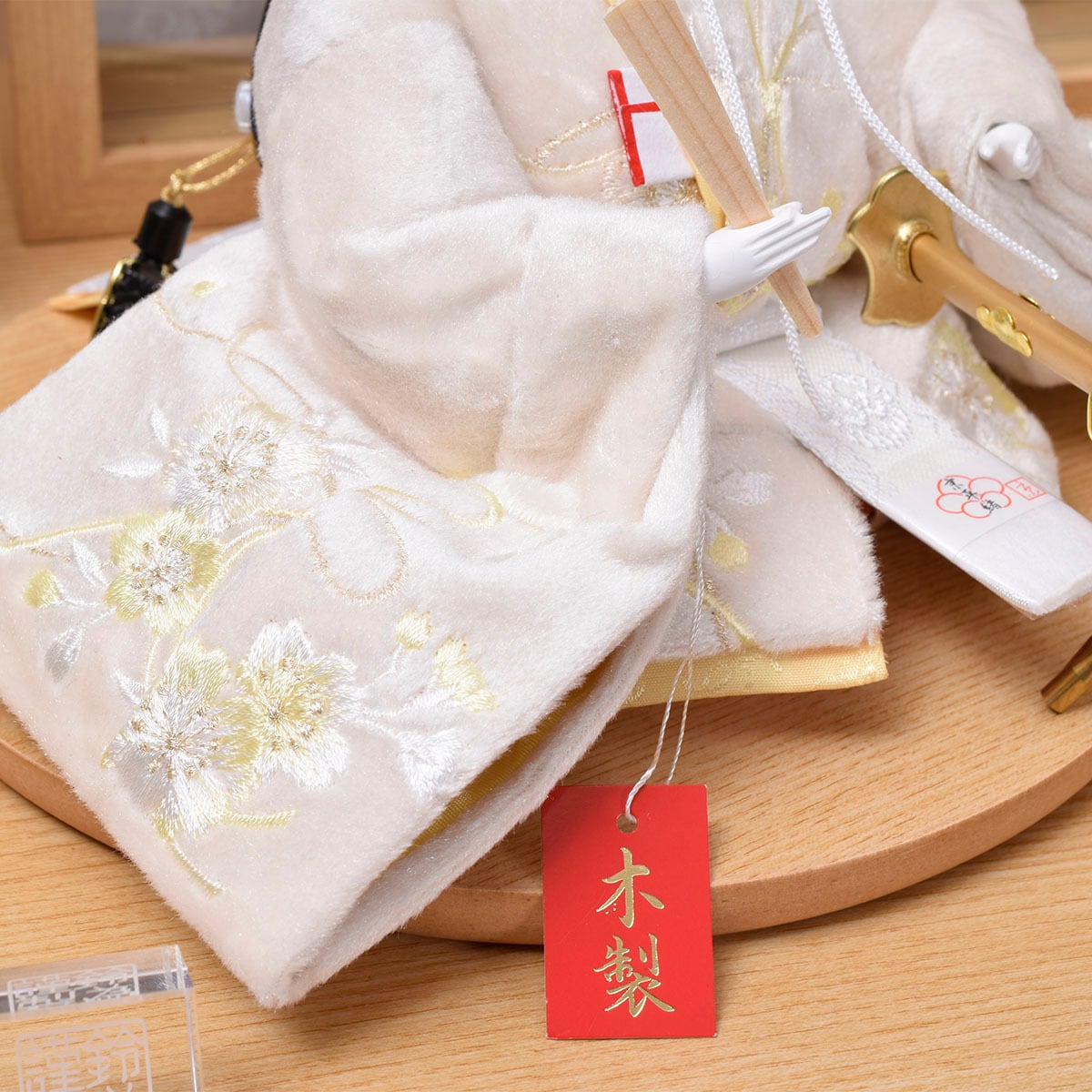 雛人形 親王飾り【La Fleur Blanche】ラフルールブランシュ｜収納上手