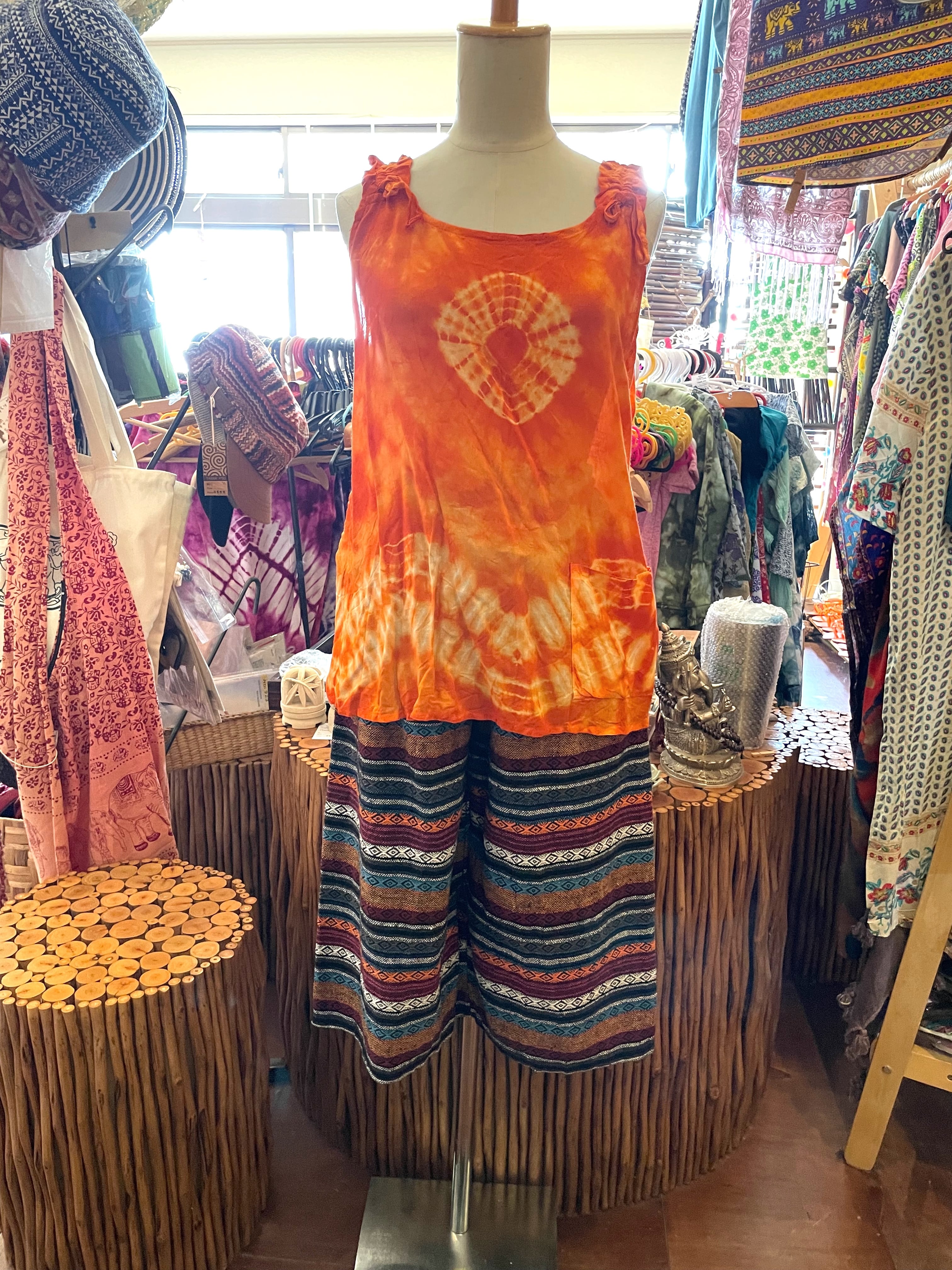 ハーフパンツ ショートパンツ 男女兼用 七分丈パンツ ゲリ柄ショート