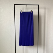 【受注予約：7月中旬入荷予定】pleated 【SK】/blue