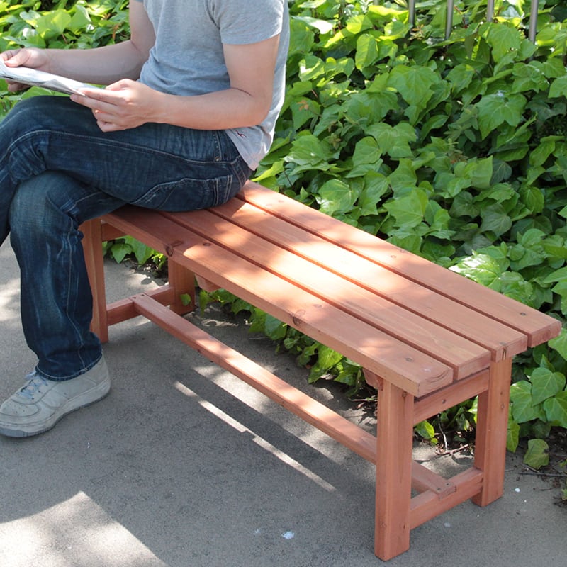 木製ベンチ 120cm ガーデンベンチ ベンチ 椅子 北欧風 チェア 木製 ベンチ 屋外用 pga-016 インテリア ピタデコ