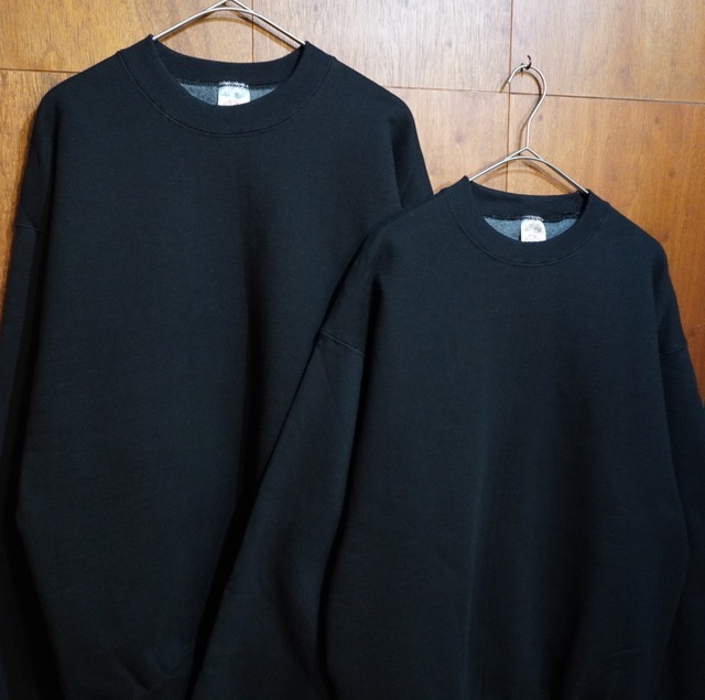 Deadstock USA製 90s Fruit of the Loom “supercotton“ スウェット ブラック