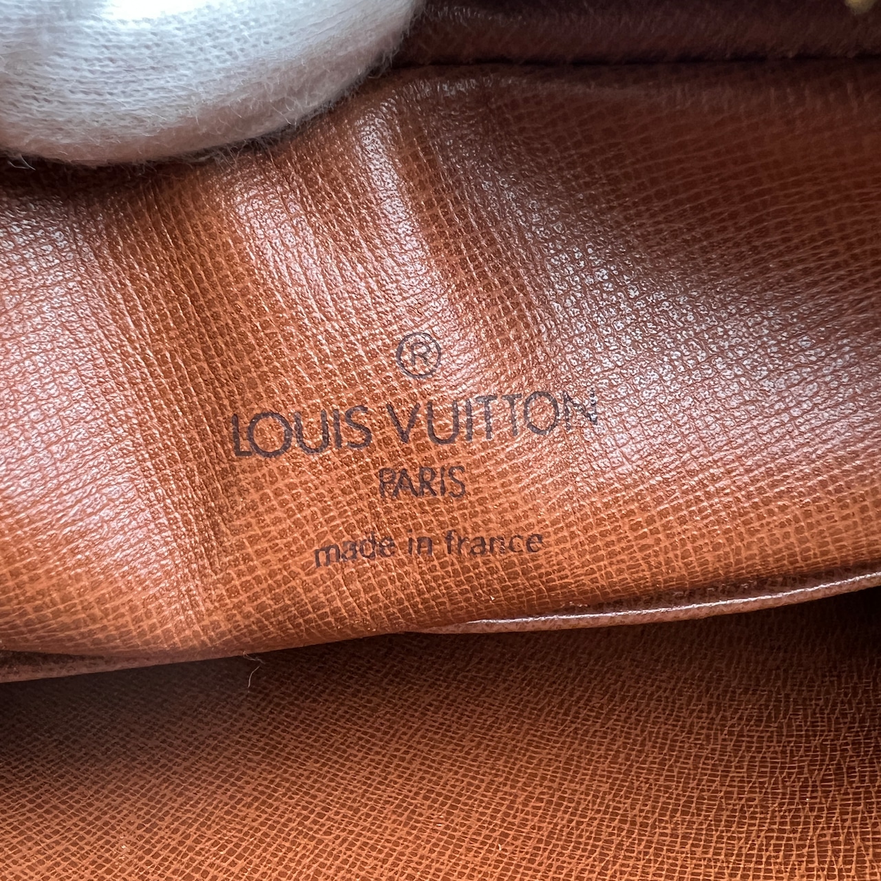 LOUIS VUITTON ルイヴィトン モノグラム コンピエーニュ 28 セカンドバッグ  レザー ハンドバッグ ブラウン A-12142