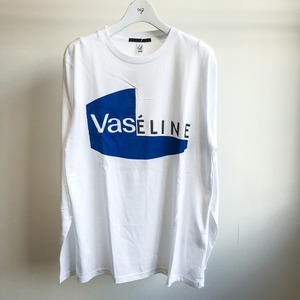 [ BLACK SCORE ] Vaseline Print T-Shirts / WHITE