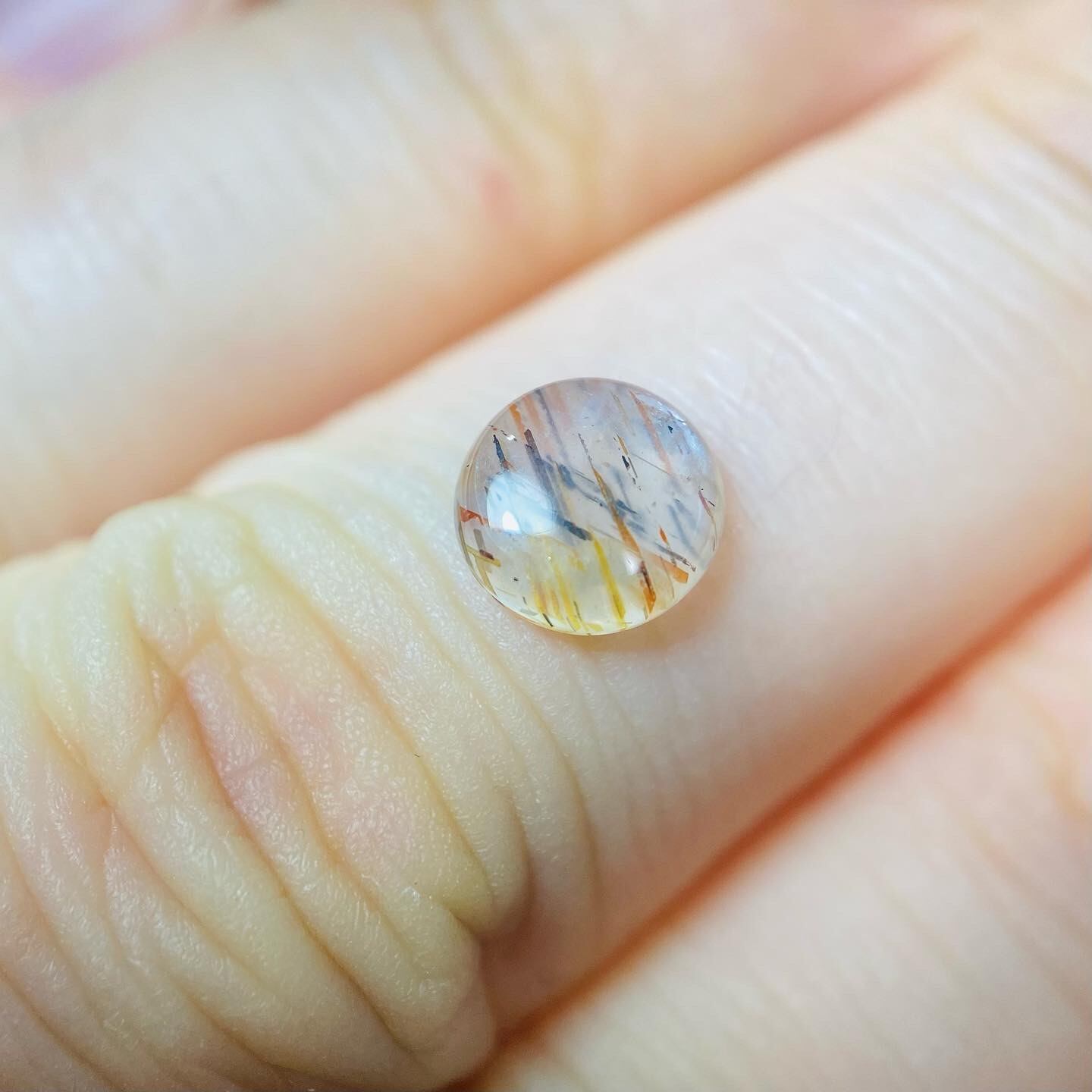 アートでレアなレインボーラティスサンストーン1