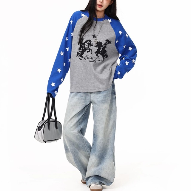 star-lagran graphic long-tee　スターラグラングラフィックロンティー　J2150