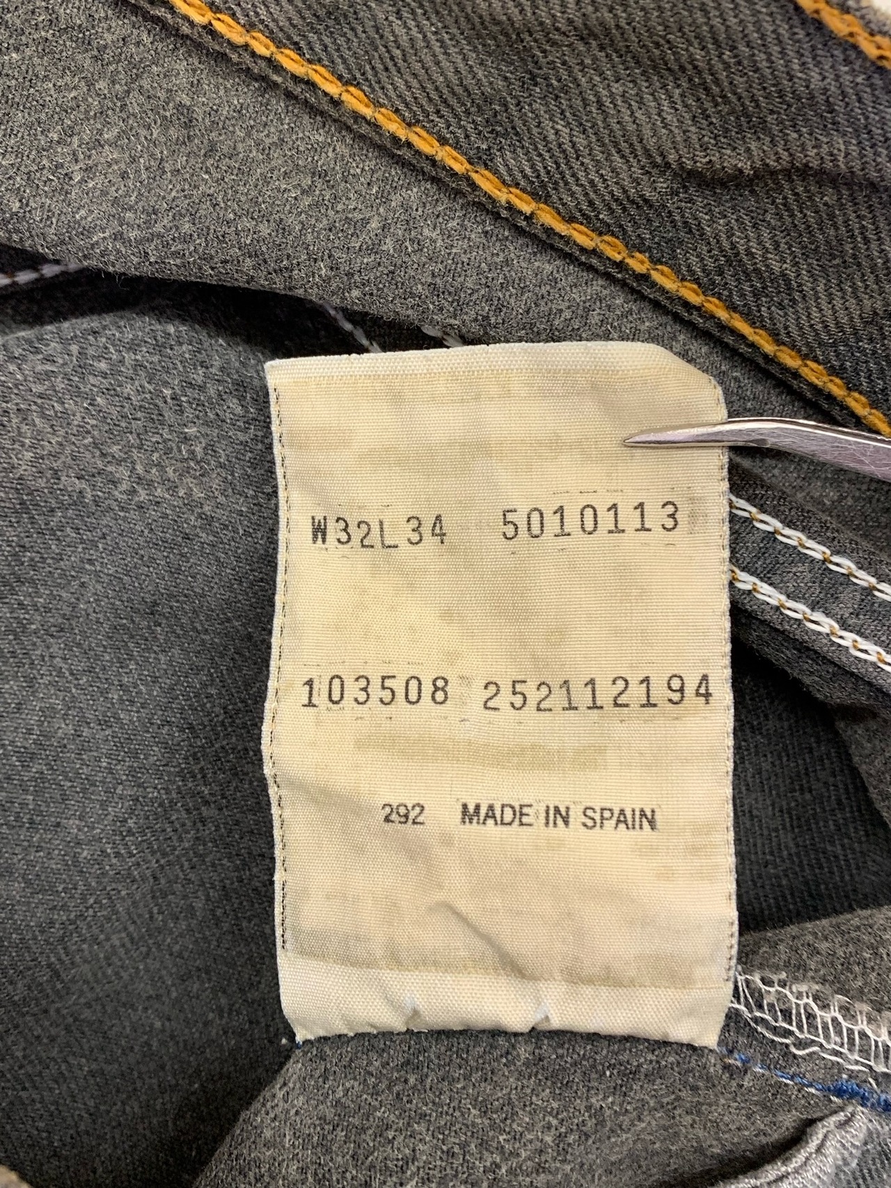 038     リーバイスLevi's 501古着SPAIN製1998年製 #古着Levi’s501 #ビンテージデニム #copri