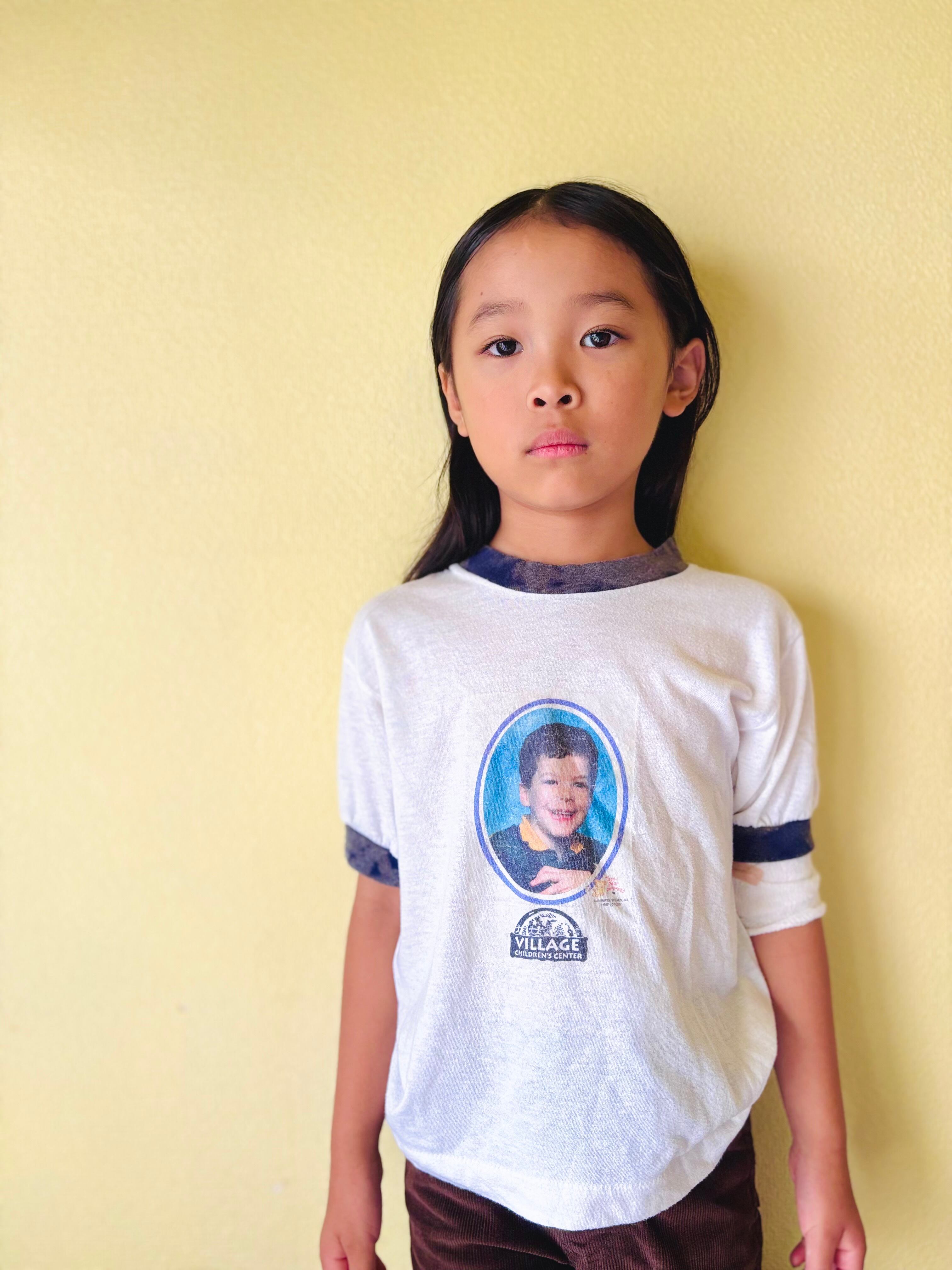 【KIDS vintage】 90's vintage VILLAGE Children's Center T-sh. size:5-7y